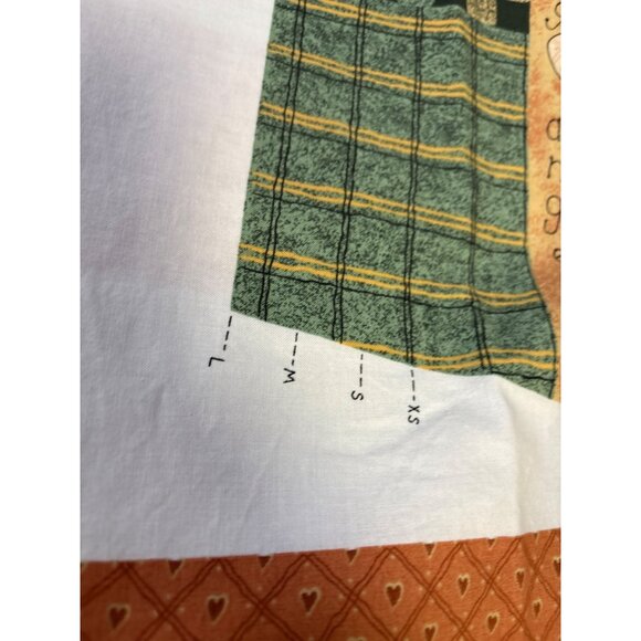 Gardening Angel Vest Sewing Fabric Craft Panel Whimsical Illustration & Detailed - Picture 6 of 16